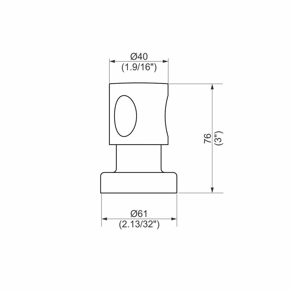 Acabamento Registro Base Deca 1/2 E 3/4 E 1 (pequeno) - Onda - 2