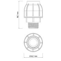 Adaptador De Compressão Rosca Macho 32 Mm X 1 Tramontina Para Mangueiras De Pead Tramontina - 2