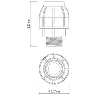Adaptador De Compressão Rosca Macho 32 Mm X 1 Tramontina Para Mangueiras De Pead Tramontina - 3