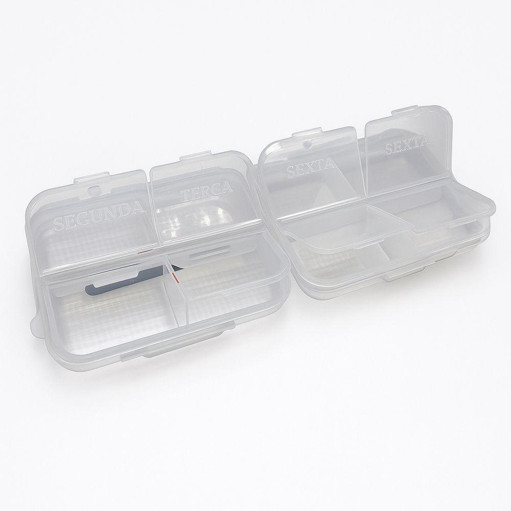 Porta Cápsulas Integralmédica 8 Compartimentos Organizador Diário De Suplementos - 5