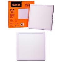 Kit 2 Painel Led 29,5x29,5 Quadrado Branco Sobrepor 24w 4000k Foxlux - 1