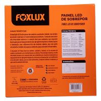 Kit 2 Painel Led 29,5x29,5 Quadrado Branco Sobrepor 24w 4000k Foxlux - 5