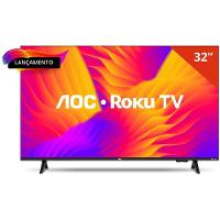 Smart TV AOC LED 32 DLED Wi-Fi Roku TV Quad Core 32S5155/78G - 3