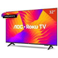 Smart TV AOC LED 32 DLED Wi-Fi Roku TV Quad Core 32S5155/78G