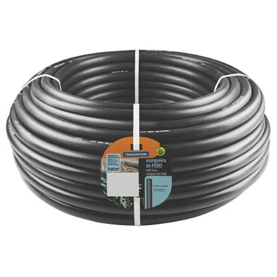 Mangueira Para Irrigação 3/4" Tramontina Preta Em Pebd 1 Camada 50 M - 2,0 Mm Tramontina