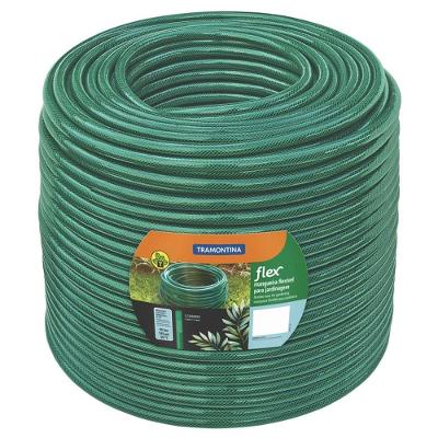 Mangueira Flex 5/8 Tramontina Verde Pvc 3 Camadas 50 M Tramontina
