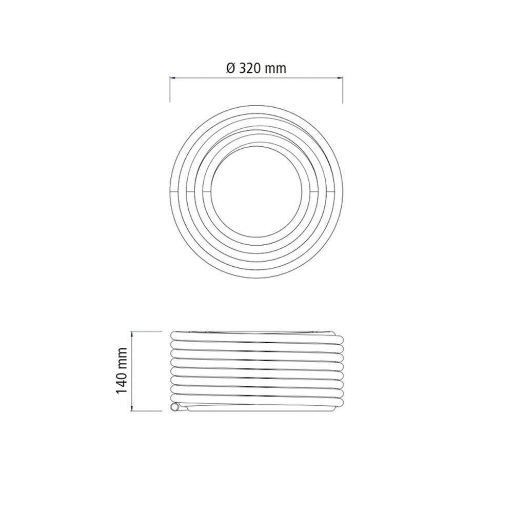 Mangueira Flex Transparente Pvc 3 Camadas 30m Engates Rosqueados Esguicho Tramontina - 3