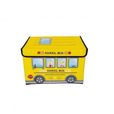 Caixa Organizadora Infantil Tampa Brinquedoteca Armazenament Cor:amarelo