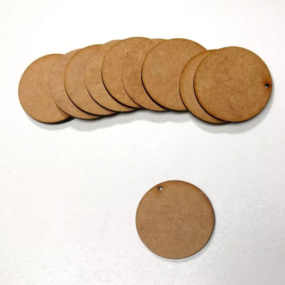 Bolachas Aplique Mdf 5cm C-furo Base-suporte-chaveiro C-50 - 1