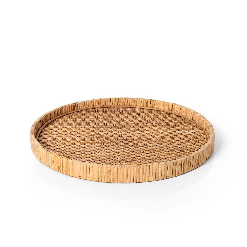 Bandeja Copa E Cia Rattan Circular 35 Cm ø - 1