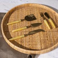 Bandeja Copa E Cia Rattan Circular 35 Cm ø - 2