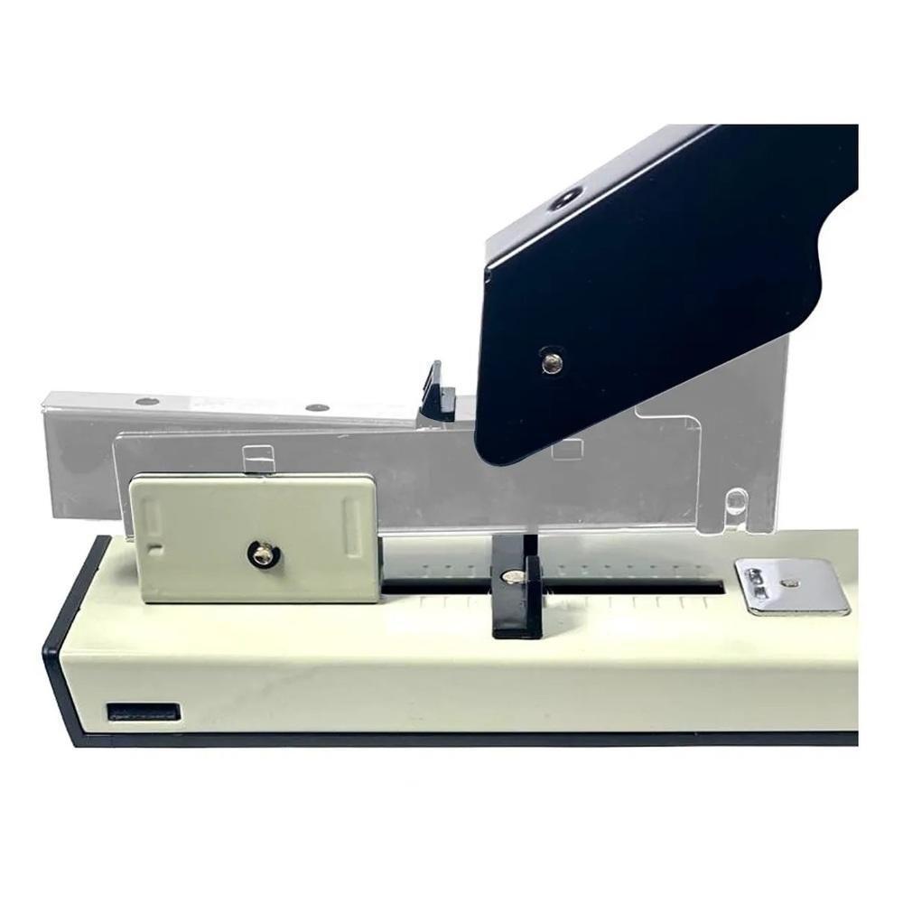 Grampeador Profissional 240 Folhas Executivo Gigante Mesa Bancada Escritorio Grande Reforçado Manual - 2