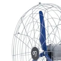 Ventilador Fixo Trifásico 1 Metro 1-2cv 220-380 Volts V100 - V100nft - Goar - 2