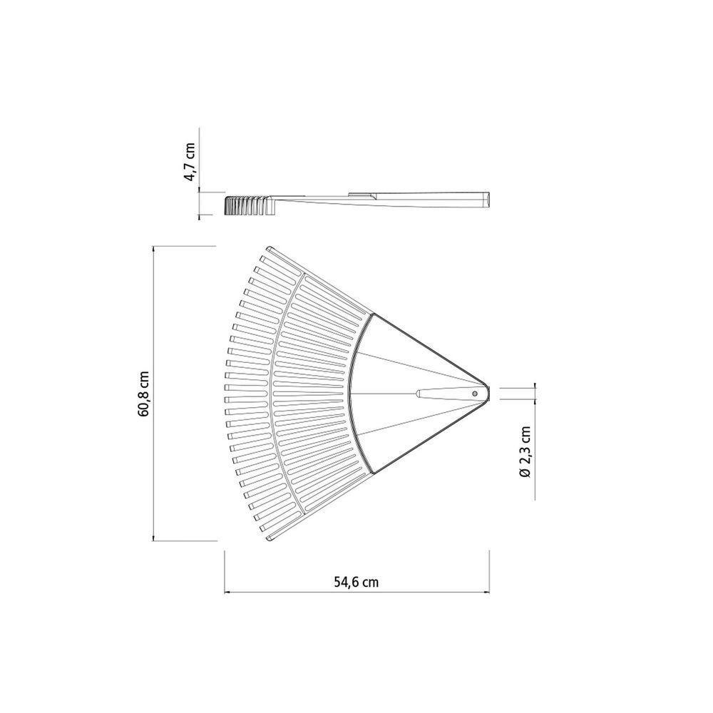 Vassoura Plástica Preta Tramontina Com 26 Dentes Sem Cabo Tramontina - 4