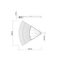 Vassoura Plástica Preta Tramontina Com 26 Dentes Sem Cabo Tramontina - 3
