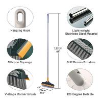 Vassoura 3 Em 1 Plastico Pp, Tpe E Aco Inox 97,5 Cm X 22 Cm - 2