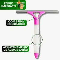 Rodo Limpa Vidros Spray Recipiente Borrifador Rodinho - 6