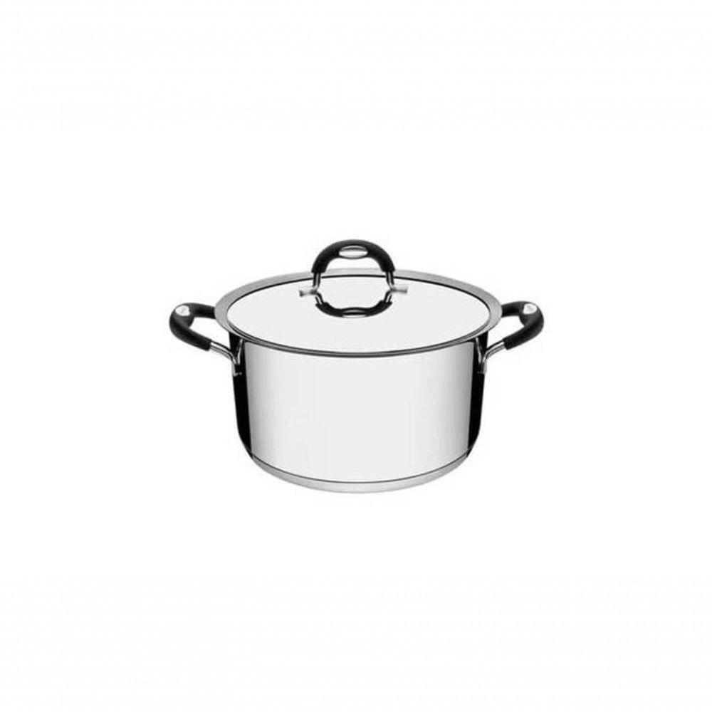 Caçarola Funda Tramontina Duo Silicone 16cm Em Aço Inox - 1