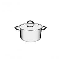 Caçarola Funda Tramontina Duo Silicone 16cm Em Aço Inox - 1