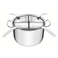Cozi-pasta Tramontina Professional Em Aço Inox 30cm Com 4 Divisórias - 1
