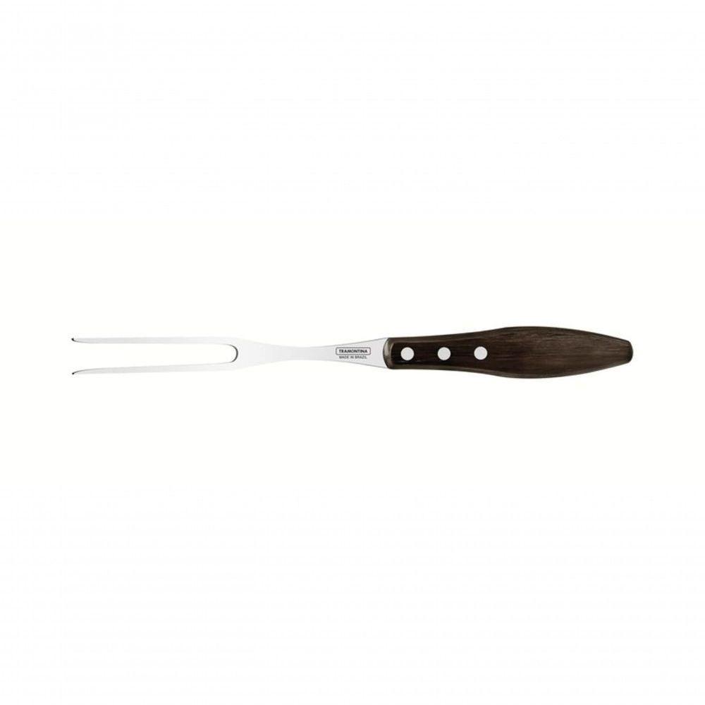 Garfo Trinchante Tramontina Polywood Castanho - 1