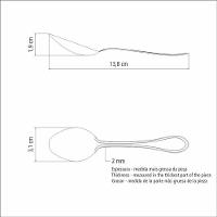 Colher Para Chá Tramontina Italy Em Aço Inox - 2