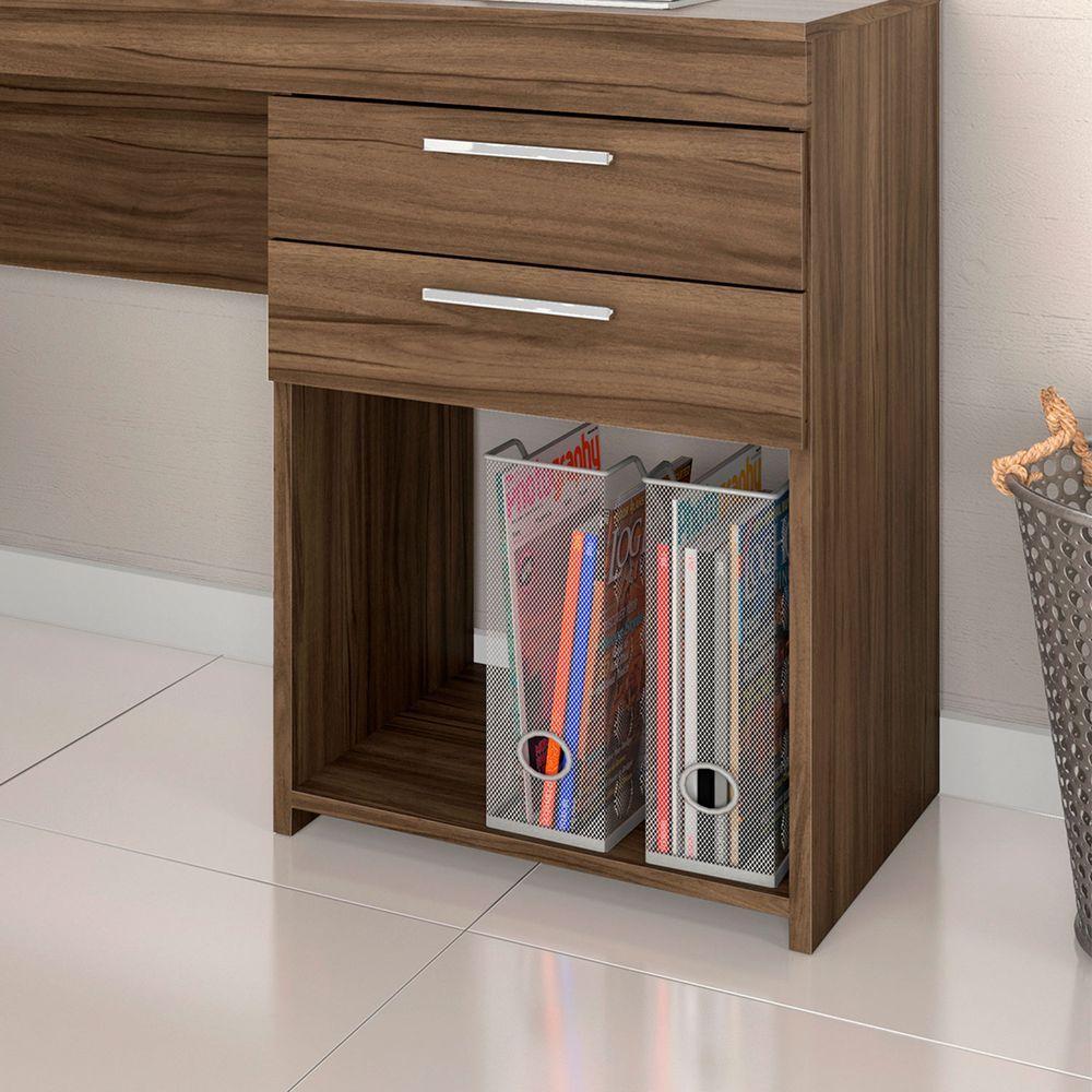Mesa Para Computador Office Nogal - Notavel - 3