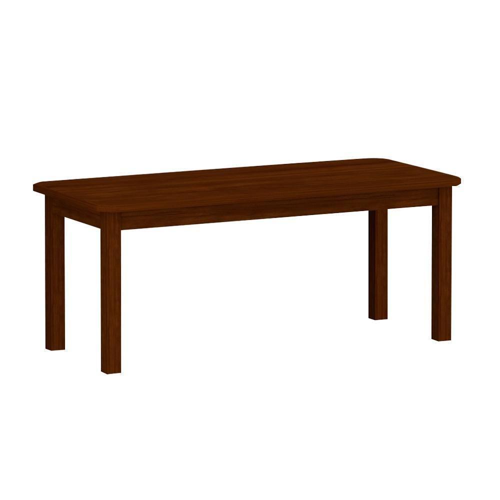 Conjunto Mesa Com 6 Cadeira Estofada Madeira Maciça - Castanho Com Estofado Marrom - 5
