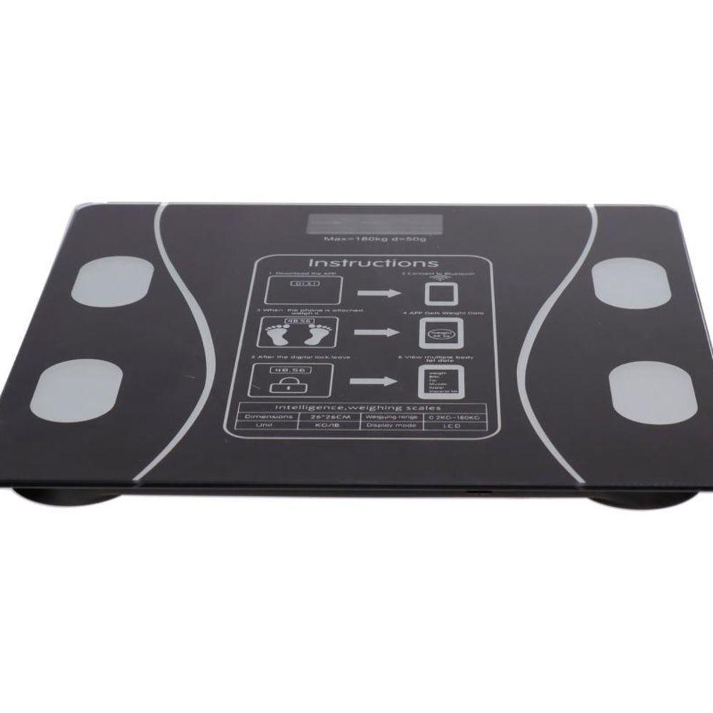 Balanca De Bioimpedancia Digital Western 180kg Com Bluetooth E Aplicativo Preta - 2