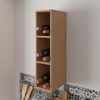 Nicho Aéreo De Cozinha Garrafeiro 20cm Multimóveis Cr20421 Freijó - 1