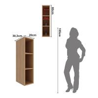 Nicho Aéreo De Cozinha Garrafeiro 20cm Multimóveis Cr20421 Freijó - 3