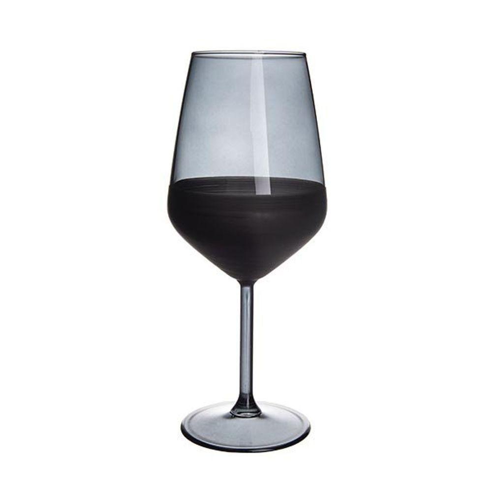 Taça Copa E Cia Duo 490ml Em Vidro Preto - 1