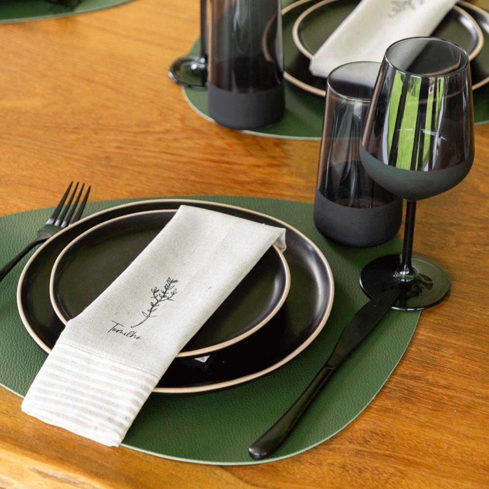 Taça Copa E Cia Duo 490ml Em Vidro Preto - 5