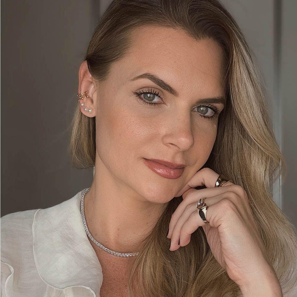 Trio De Brincos Pérolas Folheado A Ouro 18k - 6