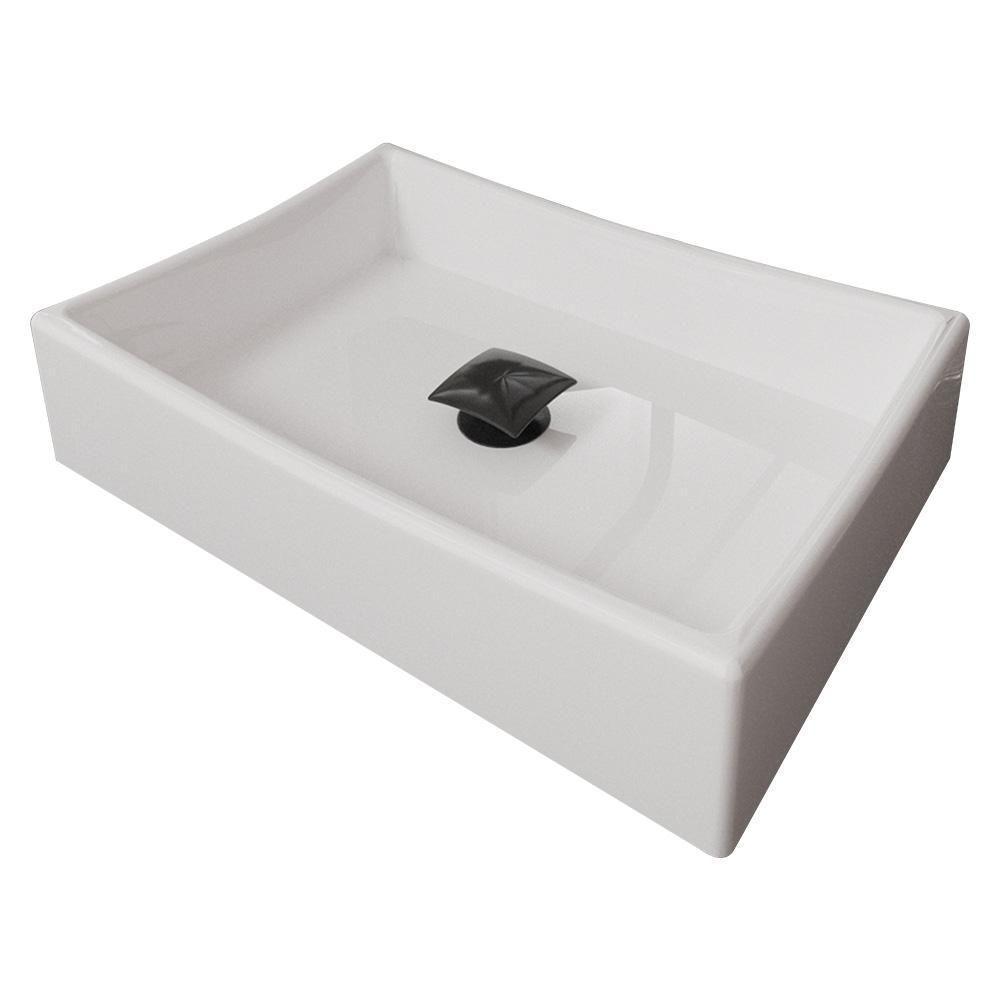 Kit Cuba Dalla Sobrepor Com Válvula Click Black Branco Branco - 2