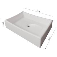 Kit Cuba Dalla Sobrepor Com Válvula Click Black Branco Branco - 3