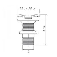 Kit Cuba Dalla Sobrepor Com Válvula Click Black Branco Branco - 4