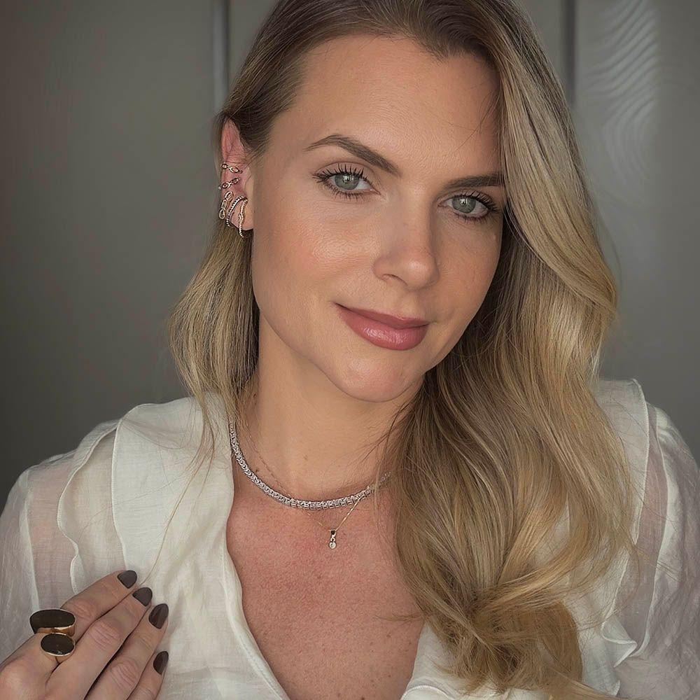 Colar Pontinho De Luz Delicado Banho De Ouro - 2