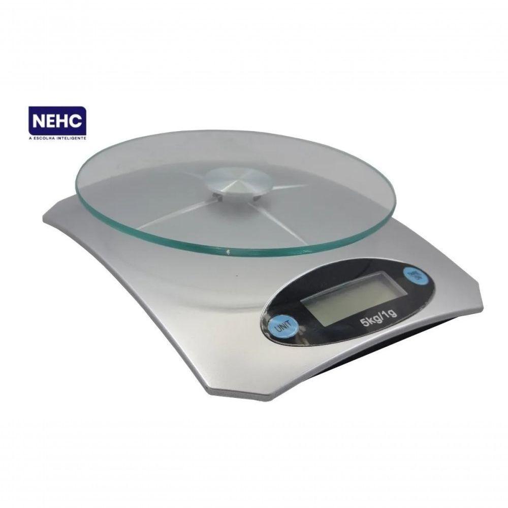 Mini Balança Digital De Precisão 1g A 5kg Com Prato De Vidro - 2