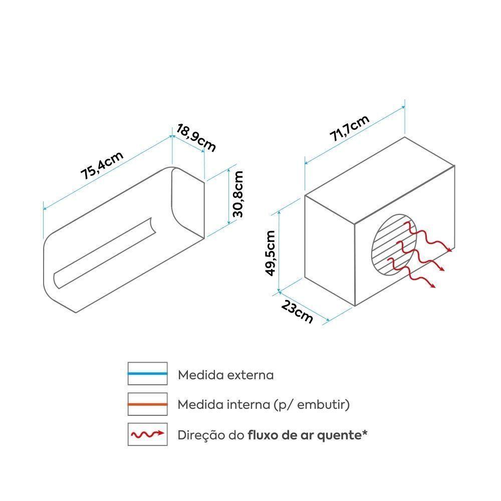 Ar Condicionado Split Inverter LG 9000 BTUs Quente Frio 220V - 7