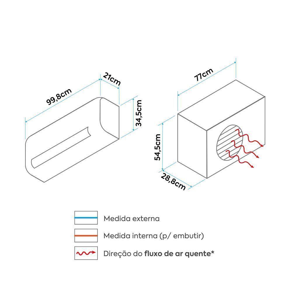 Ar Condicionado Split Inverter LG 18000 BTUs Frio 220V - 7