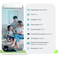 Ar Condicionado Split Gree 18000 BTUs Frio 220V - 4