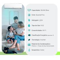 Ar Condicionado Split Hw G-top Auto Inverter R-32 Gree 30000 Btus Quente-frio 220V Monofásico - 4