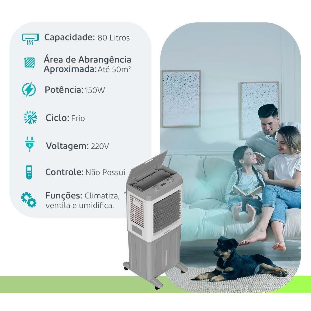 Climatizador Industrial Ventisol 80 Litros 220V - 7