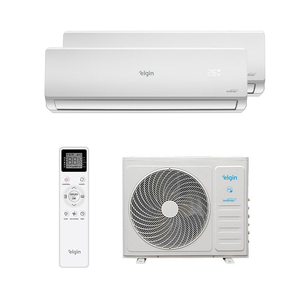 Ar Condicionado Multi Split Inverter Elgin R-32 Wi-Fi 18000 BTUs (2x Evap 12000) Quente-Frio 220V Monofásico - 1
