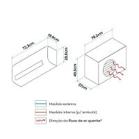 Ar Condicionado Split Hi Wall Midea 12.000 Btus Frio 220V - 7