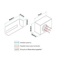 Ar Condicionado Split Hi Wall Inverter R-32 LG Dual Inverter Voice +AI ARTCOOL 18.000 BTUs Quente e Frio 220V - 7