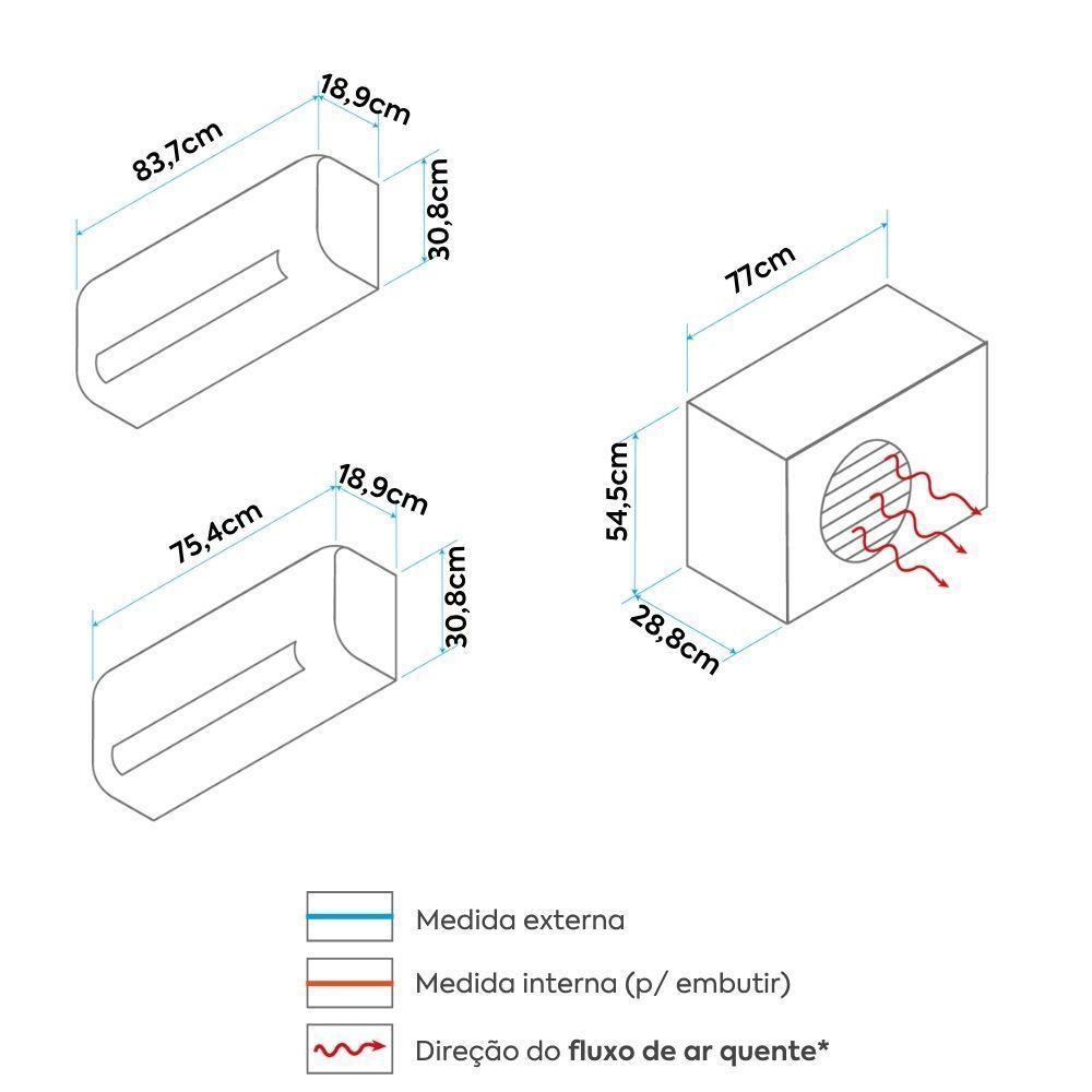 Ar Condicionado Multi Split Inverter LG 18000 Quente Frio - 9