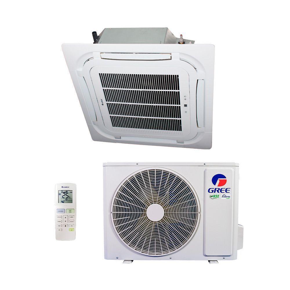 Ar Condicionado Split Cassete Inverter G-prime Compact R-32 Gree 24000 BTUs Frio 220V Monofásico GULD24T1/A-S - 1