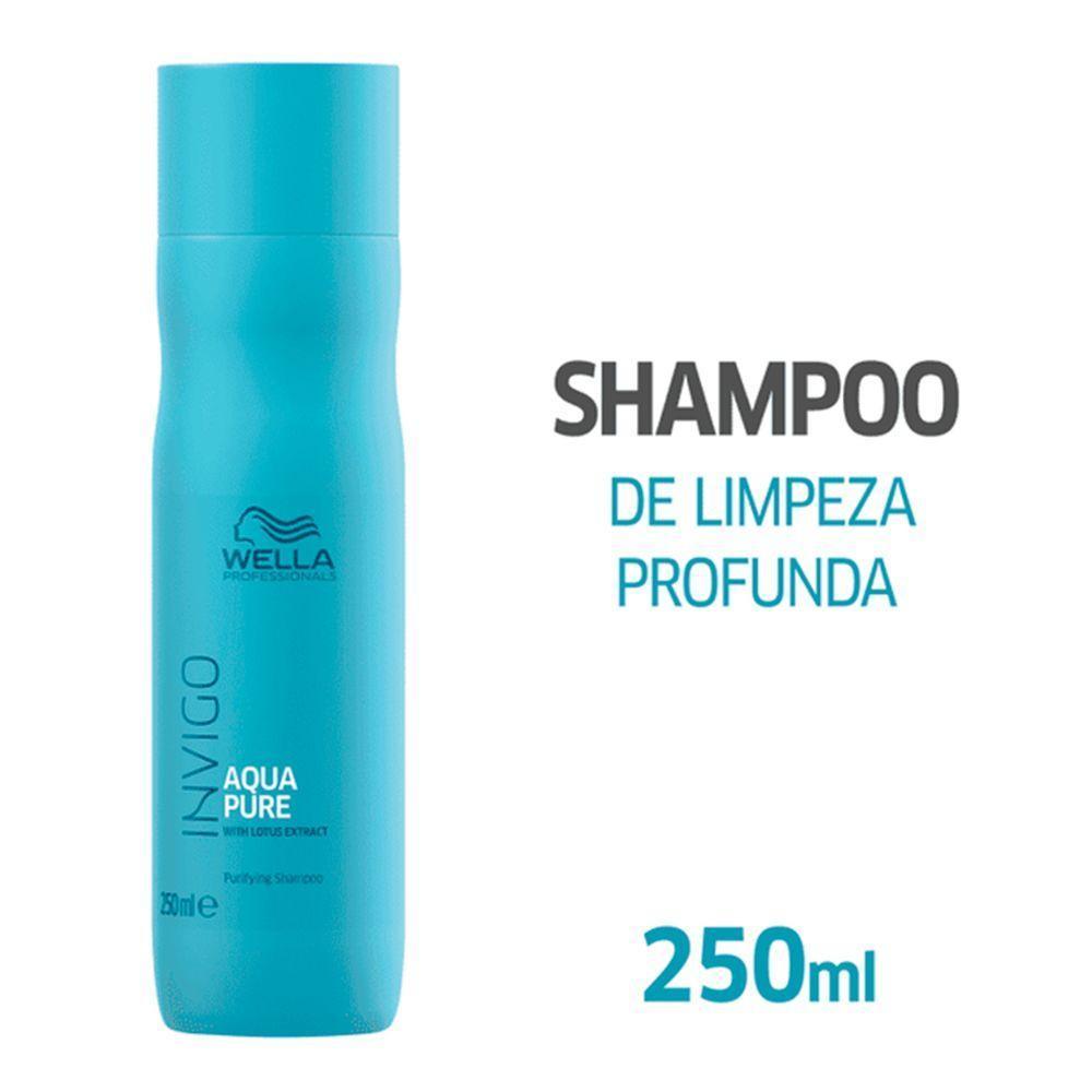 Wella Invigo Aqua Pure - Shampoo Purificador 250ml - 5
